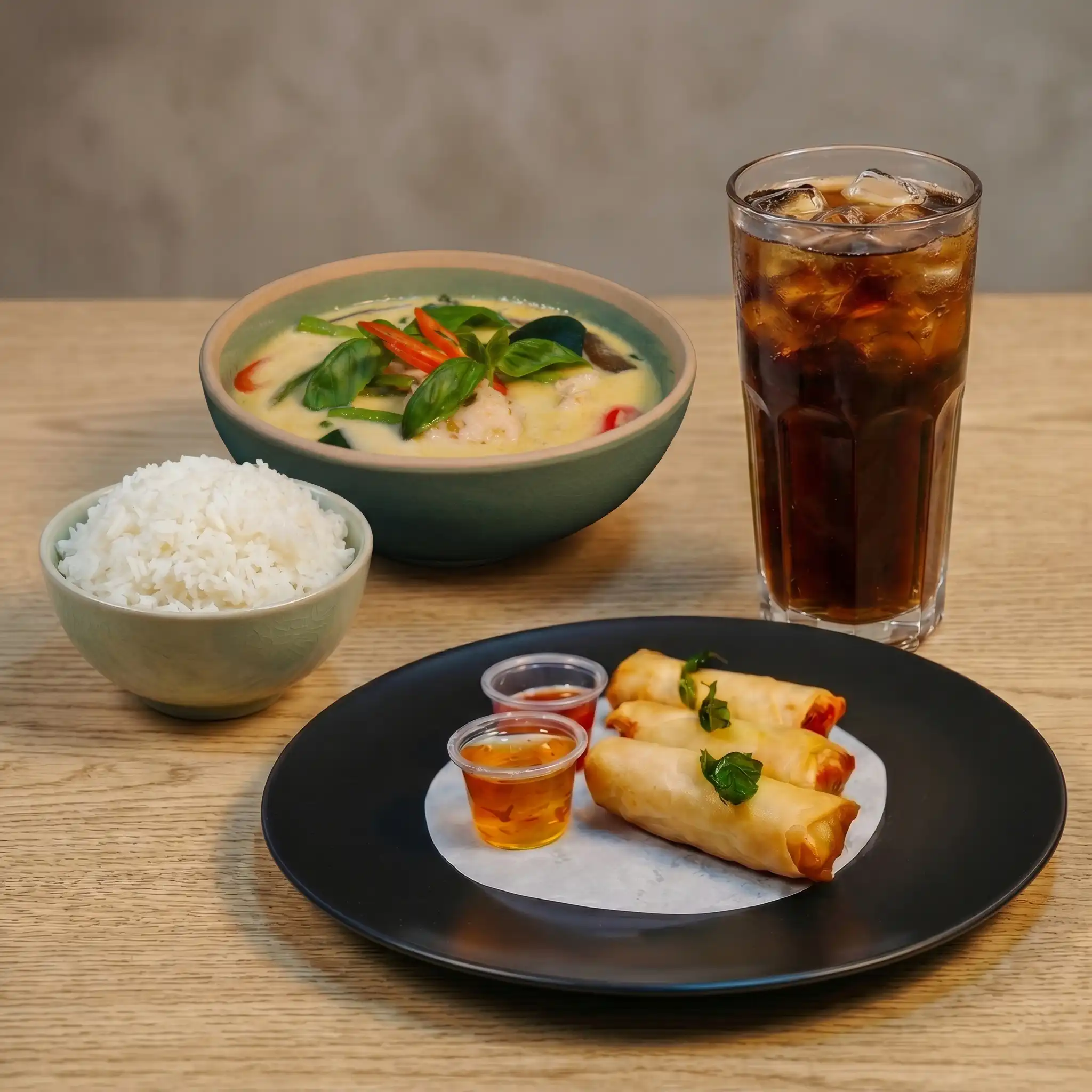 Green Curry Fried Rice Combo