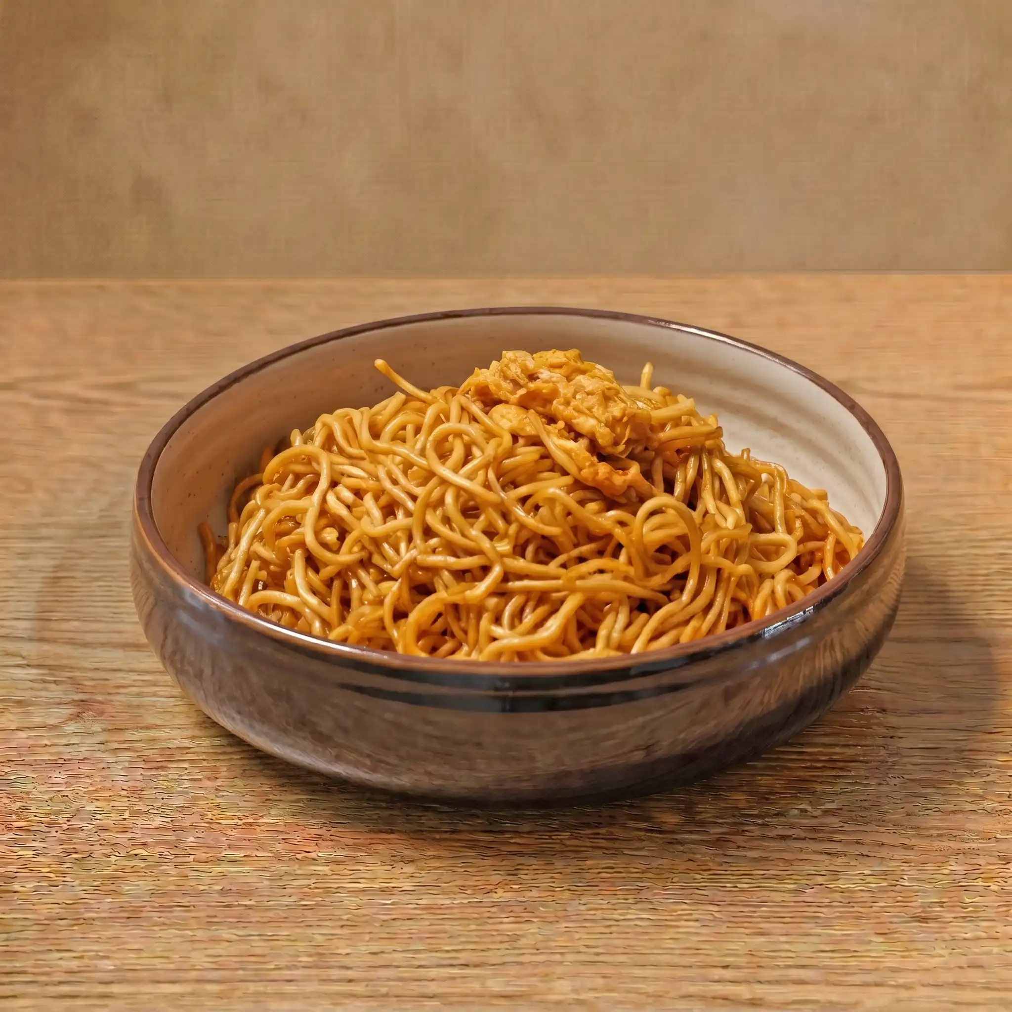 Egg Noodle with Chicken and Bok Choy with Carrot