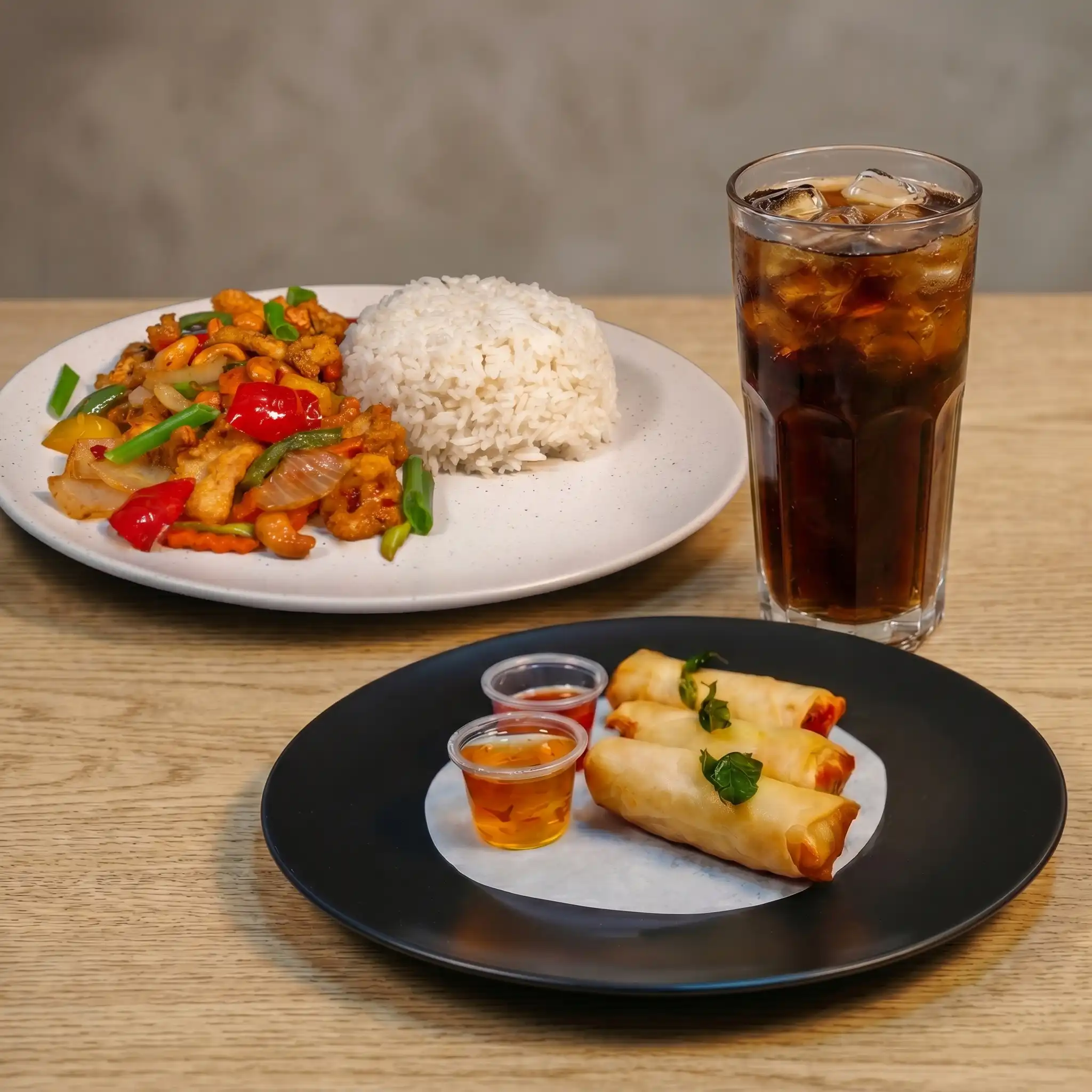 Cashew Nut Sauce with Rice Combo