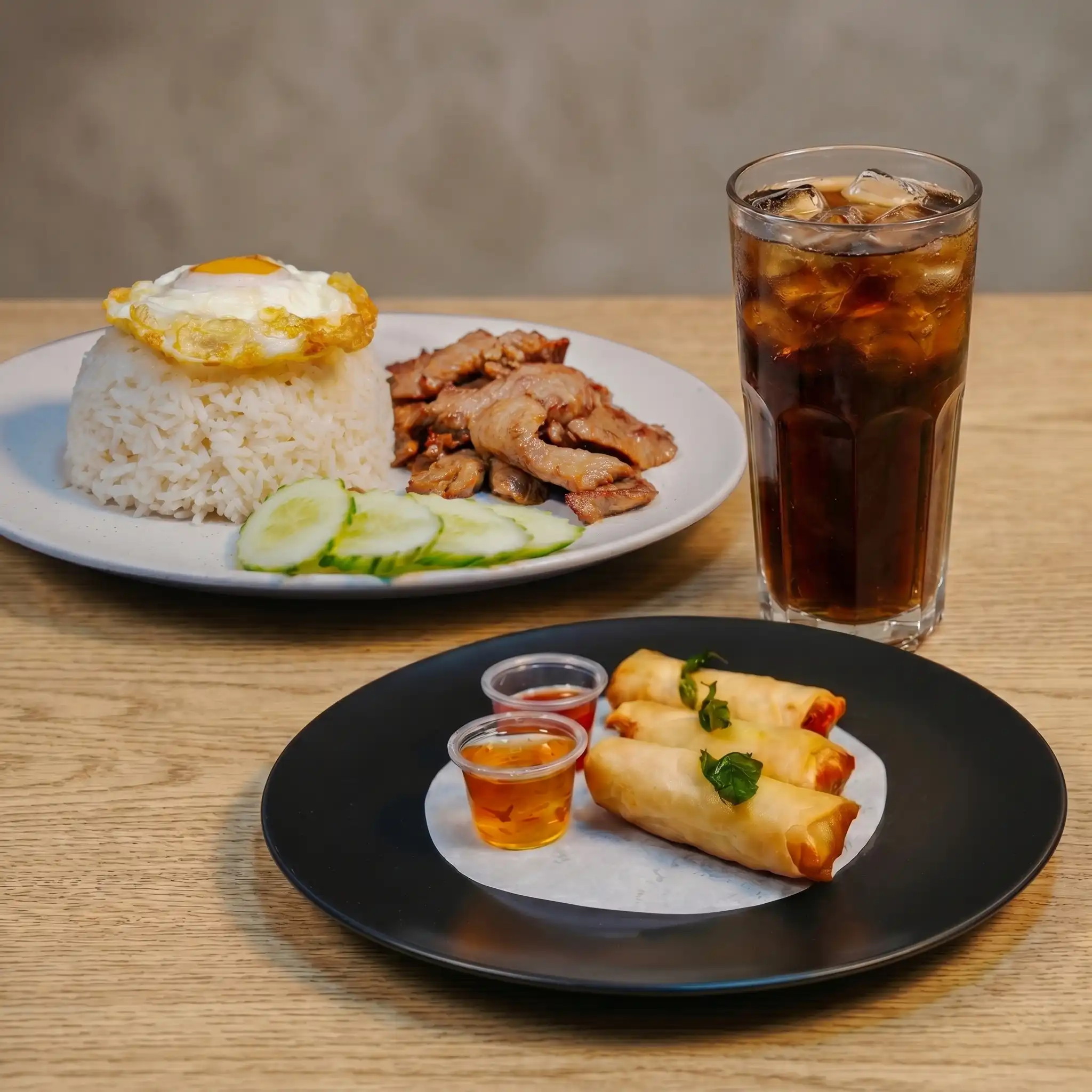 Crying Tiger BBQ Beef with Rice Combo