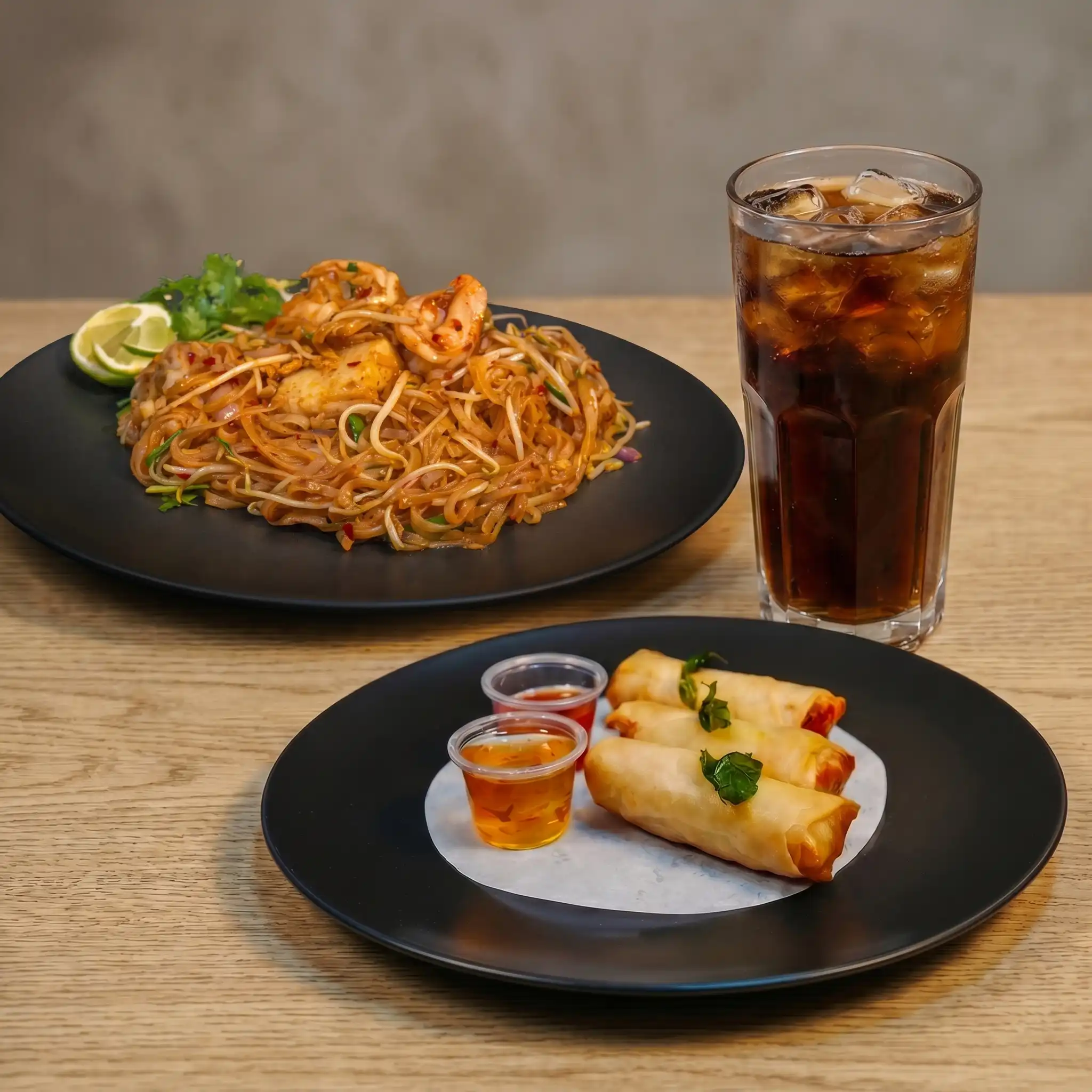Pad Thai Noodles Combo