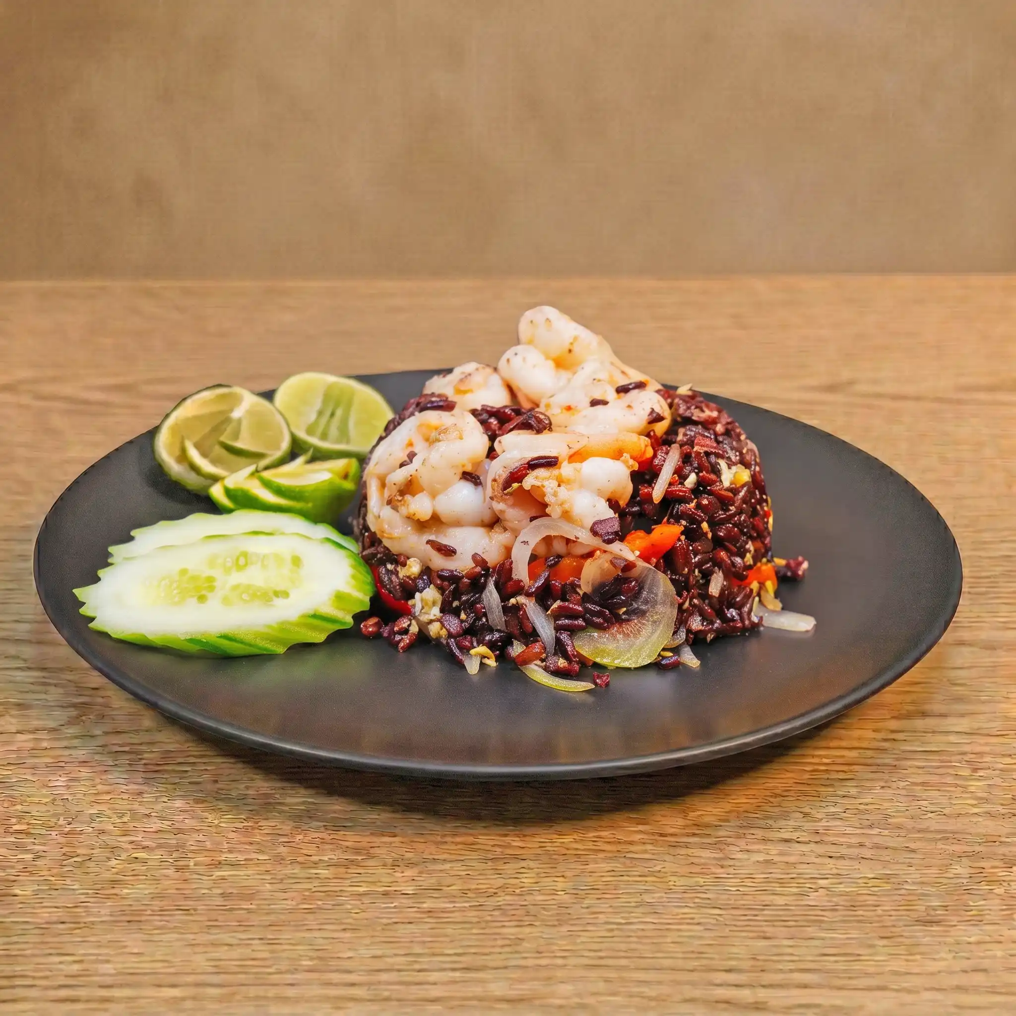 Rice Berry Fried Rice with Shrimp